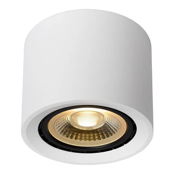 Lucide 09921/12/31 - LED Димируема луничка FEDLER 1xGU10/12W/230V 2200-3000K CRI95 бяла