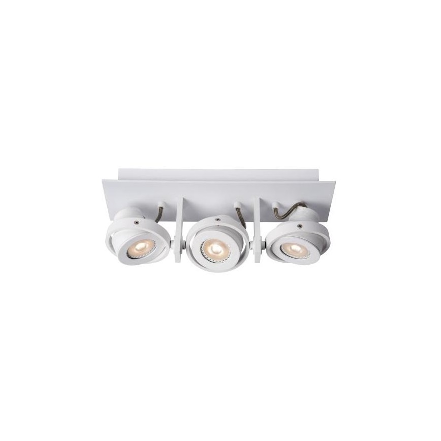 Lucide 17906/16/31 - LED Димируема насочена лампа LANDA 3xGU10/5W/230V бяла