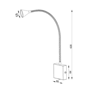 Lucide 18293/03/31 - LED Гъвкава малка лампа BUDDY LED/3W/230V бял