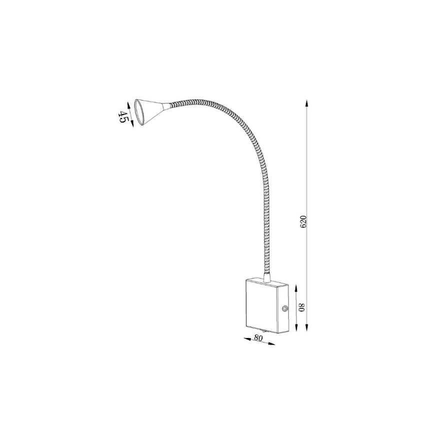 Lucide 18293/03/31 - LED Гъвкава малка лампа BUDDY LED/3W/230V бял