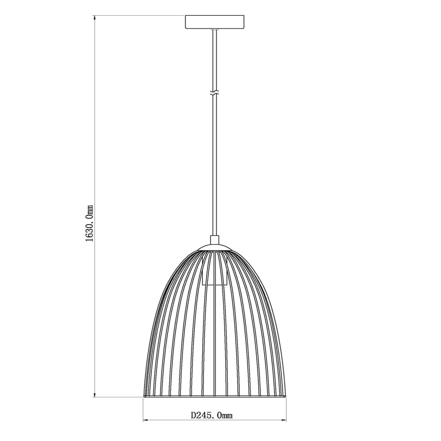 Lucide 74417/01/66 - Пендел MACARONS 1xE27/40W/230V Ø 24,5 см розов