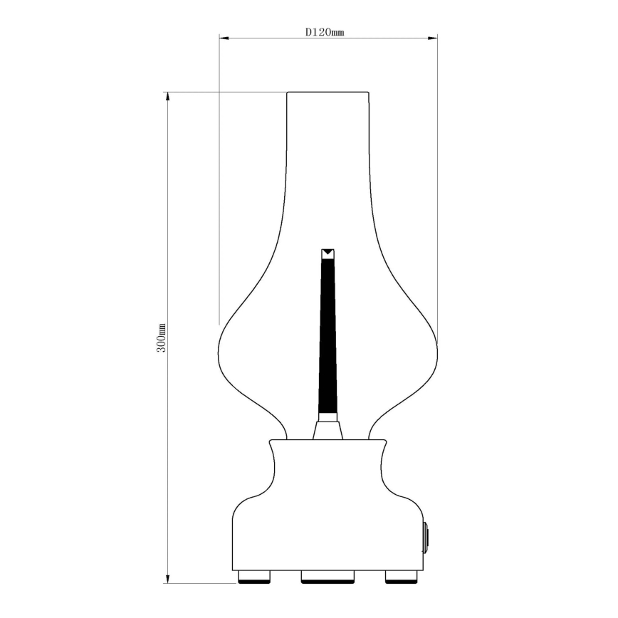 Lucide 74516/02/31 - LED Димируема сензорна настолна лампа JASON LED/2W/230V бял