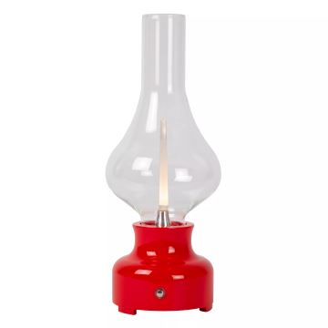 Lucide 74516/02/32 - LED Димируема сензорна настолна лампа JASON LED/2W/230V червен