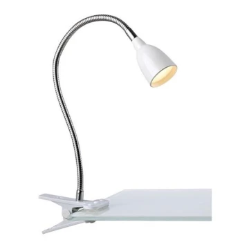Markslöjd 106091 - LED Настолна лампа с щипка TULIP LED/3W/230V бяла