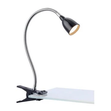 Markslöjd 106092 - LED Настолна лампа с щипка TULIP LED/3W/230V черна