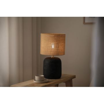 Markslöjd 108684 - Настолна лампа MONTAGNA 1xE14/40W/230V 45 cm бежов/черен