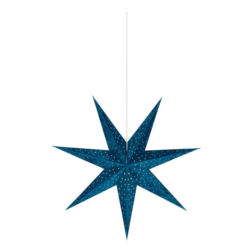 Markslöjd 705487 - Коледна украса VELORS 1xE14 / 6W / 230V 75 см синьо