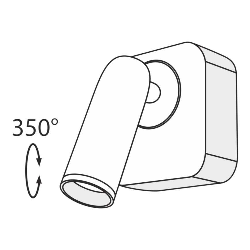 Maytoni C039WL-L3W3K - LED Стенен спот MIRAX LED/3W/230V черен