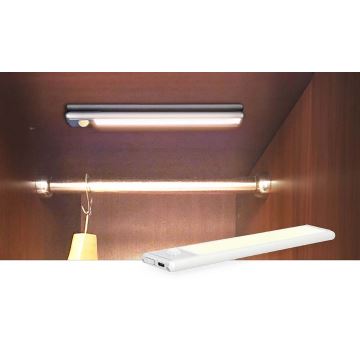 LED Акумулаторен cabinet осветление със сензор за движение LED/1W/1100 mAh 3000K