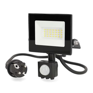 LED Прожектор със сензор LED/20W/230V 4000K IP44