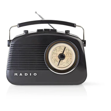 Nedis RDFM5000BK - FM радио 4.5W / 230V черно