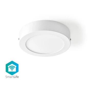 Nedis WIFILAW10WT - LED Димируема таванна лампа LED / 12W / 230V Wifi