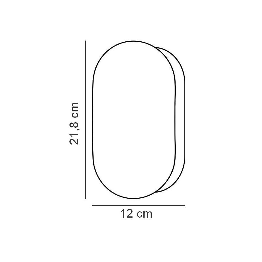 Nordlux - Аплик за баня FOAM 1xE27/55W/230V IP44 черен