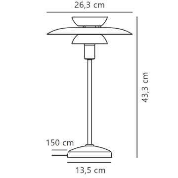 Nordlux - Настолна лампа CARMEN 1xE14/25W/230V черен