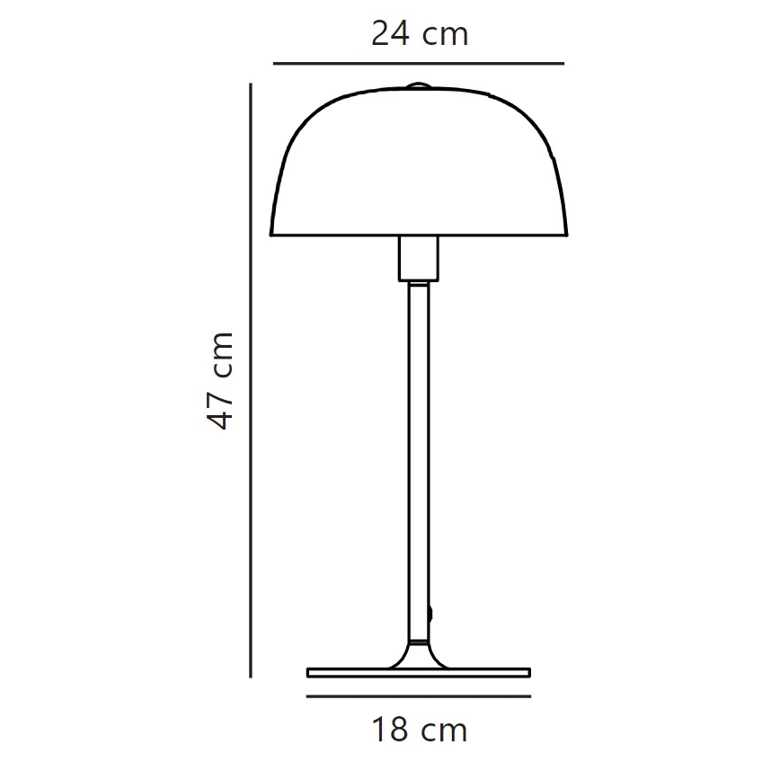 Nordlux - Настолна лампа CERA 1xE14/40W/230V златист