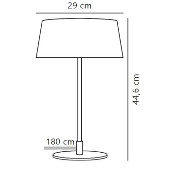 Nordlux - Настолна лампа CLASI 3xE14/10W/230V