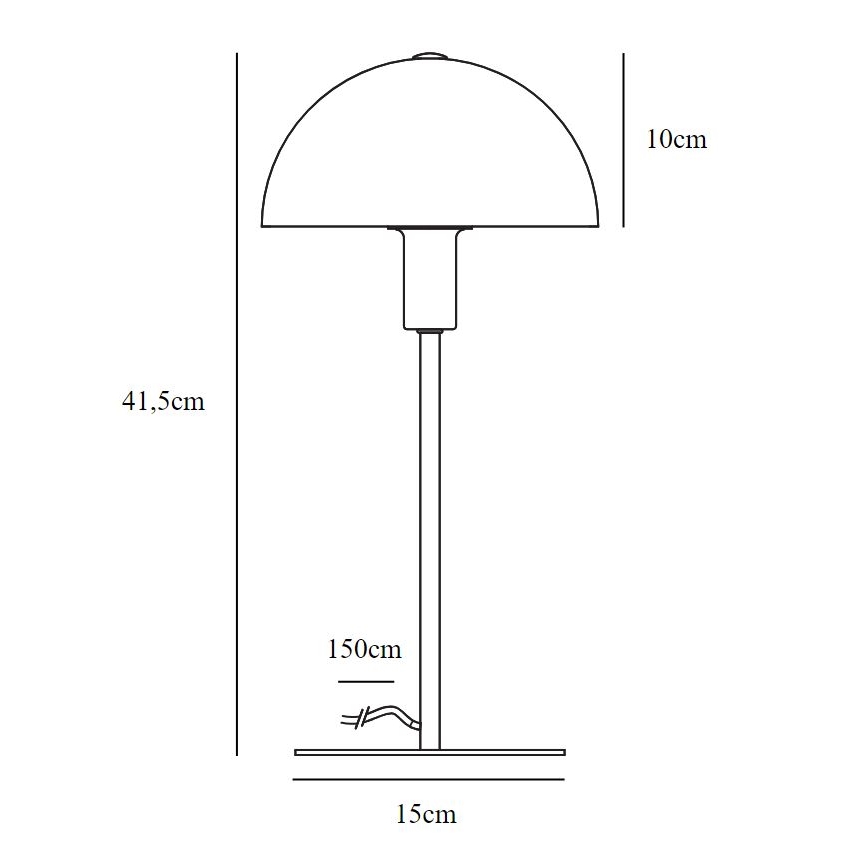 Nordlux - Настолна лампа ELLEN 1xE14/40W/230V