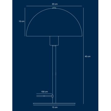 Nordlux - Настолна лампа ELLEN 1xE14/40W/230V златист/черен