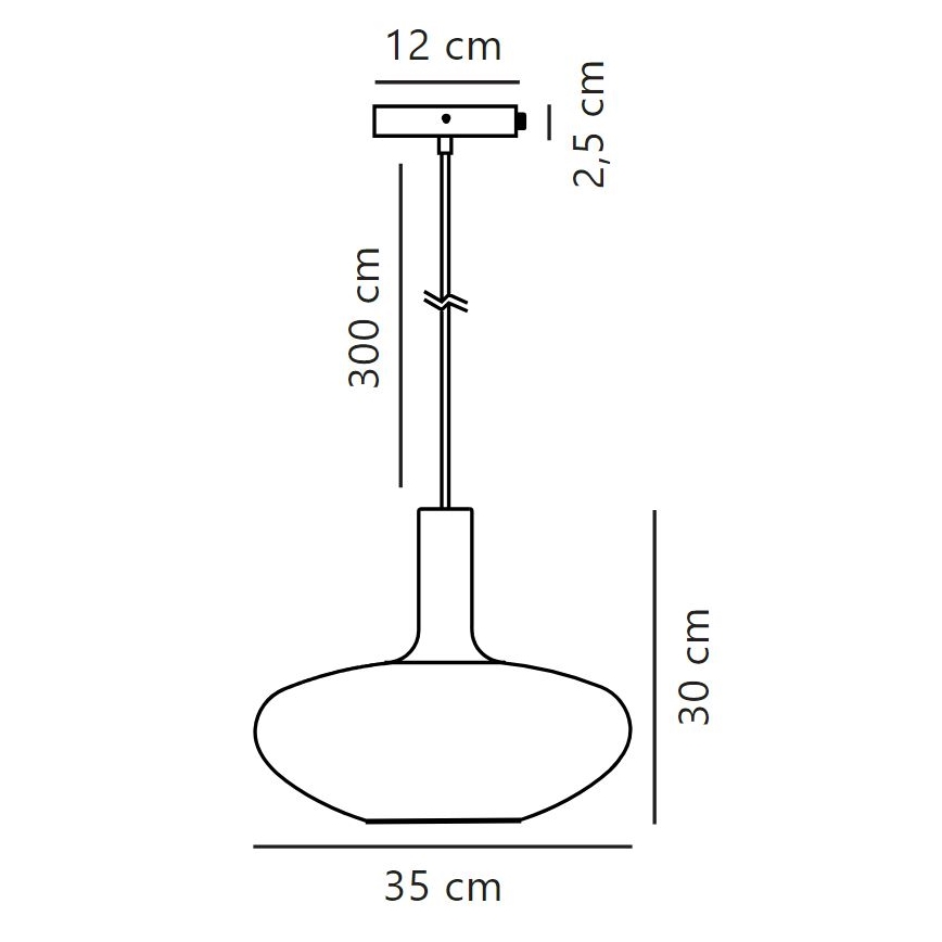 Nordlux - Пендел ALTON 1xE27/60W/230V бял/черен/месинг