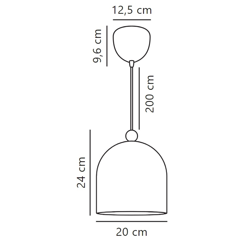 Nordlux - Пендел GASTON 1xE27/40W/230V розов/бял