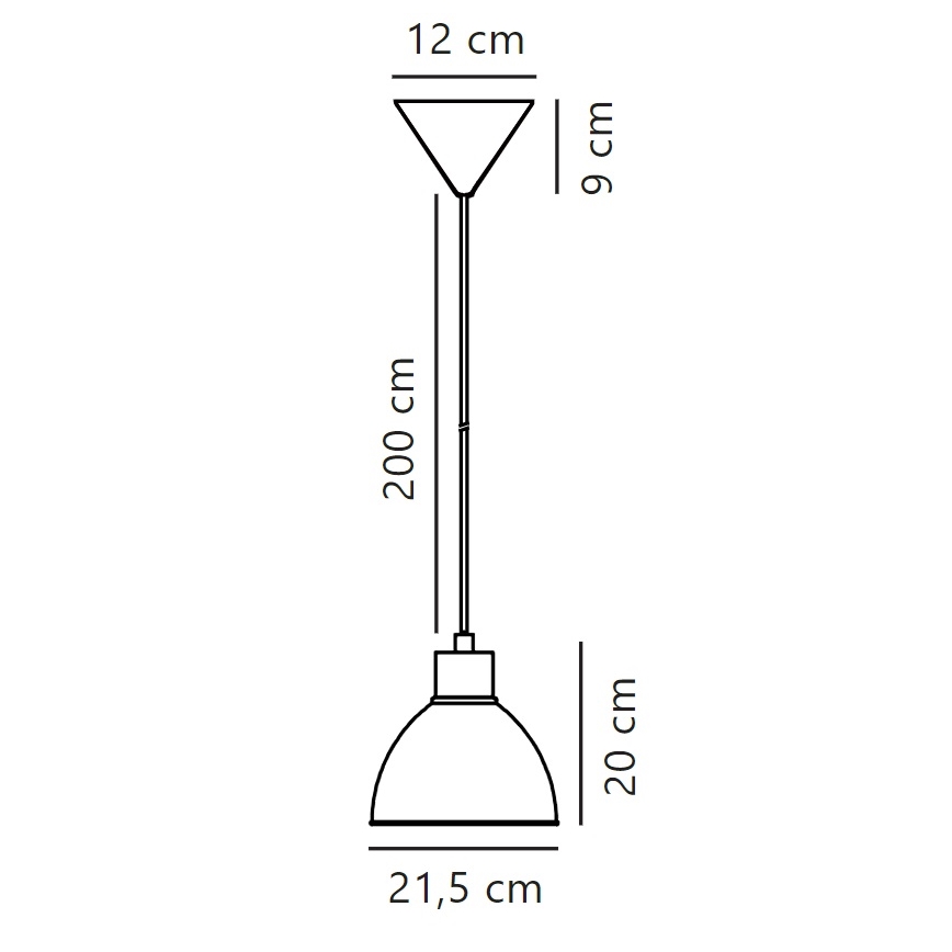 Nordlux - Пендел POP 1xE27/40W/230V бежов