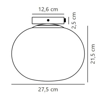 Nordlux - Плафон ALTON 1xE27/25W/230V