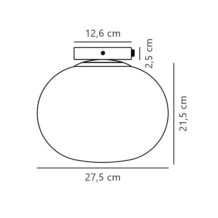 Nordlux - Плафон ALTON 1xE27/25W/230V