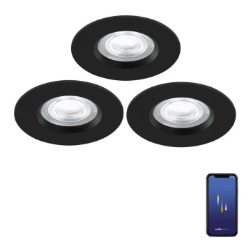 Nordlux - К-кт 3x LED RGB Димируема лампа за окачен таван на баня DON SMART LED/4,7W/230V 2200-6500K IP65