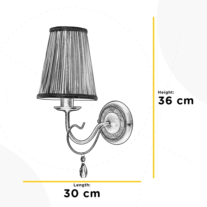 ONLI - Аплик DELIA 1xE14/6W/230V