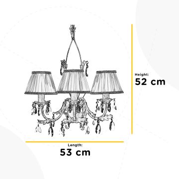 ONLI - Аплик KAREN 3xE14/6W/230V златист