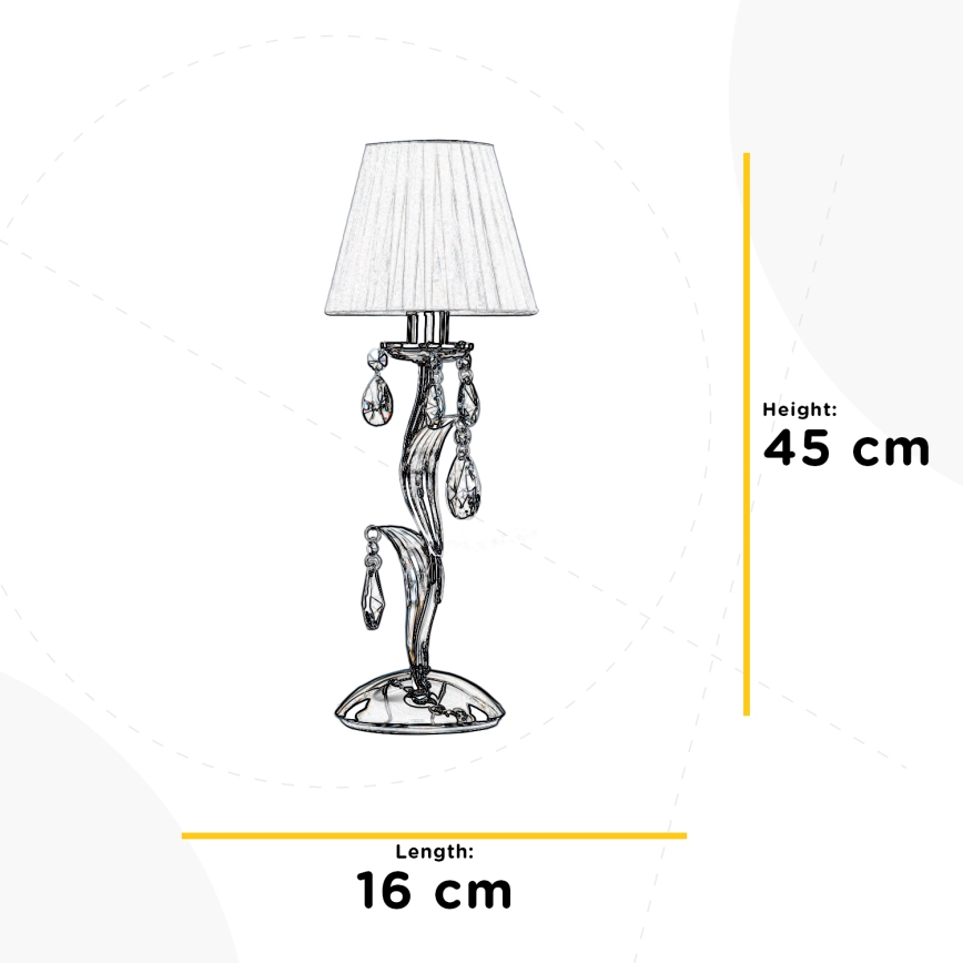 ONLI - Настолна лампа JACQUELINE 1xE14/6W/230V