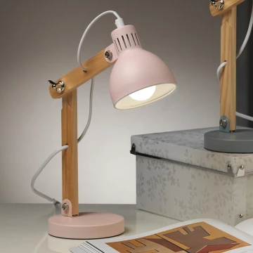 ONLI - Настолна лампа NORA 1xE14/6W/230V розов