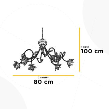 ONLI - Пендел NINFEA 6xG9/6W/230V