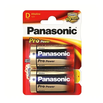 Panasonic LR20 PPG - 2ks Алкална батерия D Pro Power 1,5V