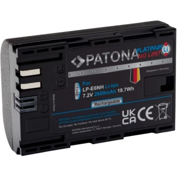 PATONA - Батерия Aku Canon LP-E6NH 2400mAh Li-Ion Platinum EOS R5/R6