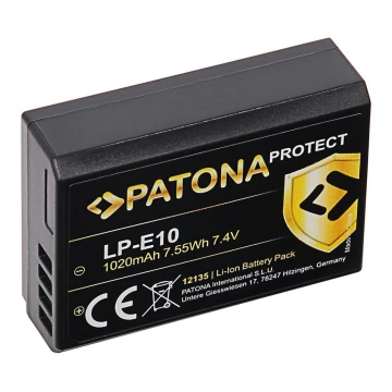 PATONA - Батерия Canon LP-E10 1020mAh Li-Ion Protect