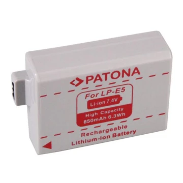 PATONA - Батерия Canon LP-E5 850mAh Li-Ion