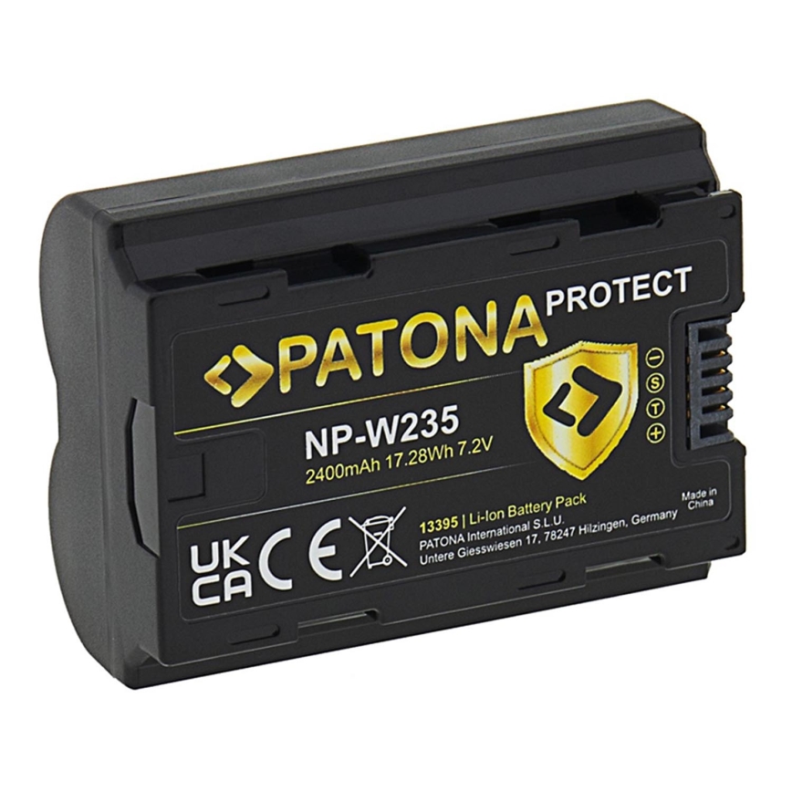 PATONA - Батерия Fuji NP-W235 2400mAh Li-Ion 7,2V Protect X-T4