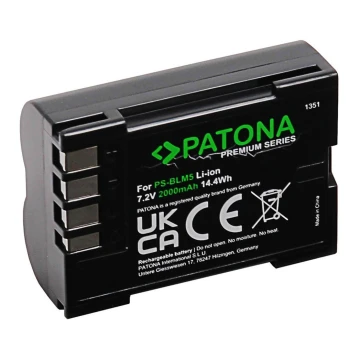 PATONA - Батерия Olympus BLM1/BLM5 2000mAh Li-Ion 7,2V Premium