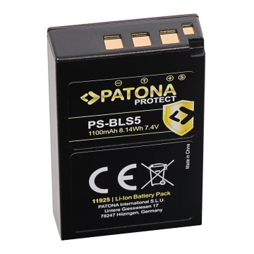 PATONA - Батерия Olympus BLS5 1100mAh Li-Ion Protect