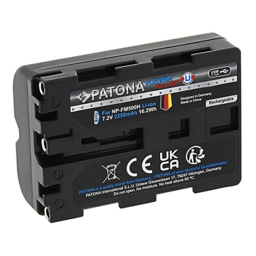 PATONA - Батерия Sony NP-FM500H 2250mAh Li-Ion Platinum USB-C зареждане