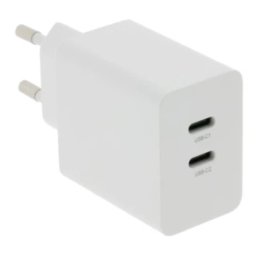 PATONA - Зареждащ адаптер Power delivery 35W 2xUSB-C -PD 3.0