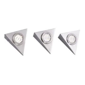 Paul Neuhaus 1119-55-3 - К-кт 3бр. LED лампи за мебели със сензор HELENA LED/2,5W/230V