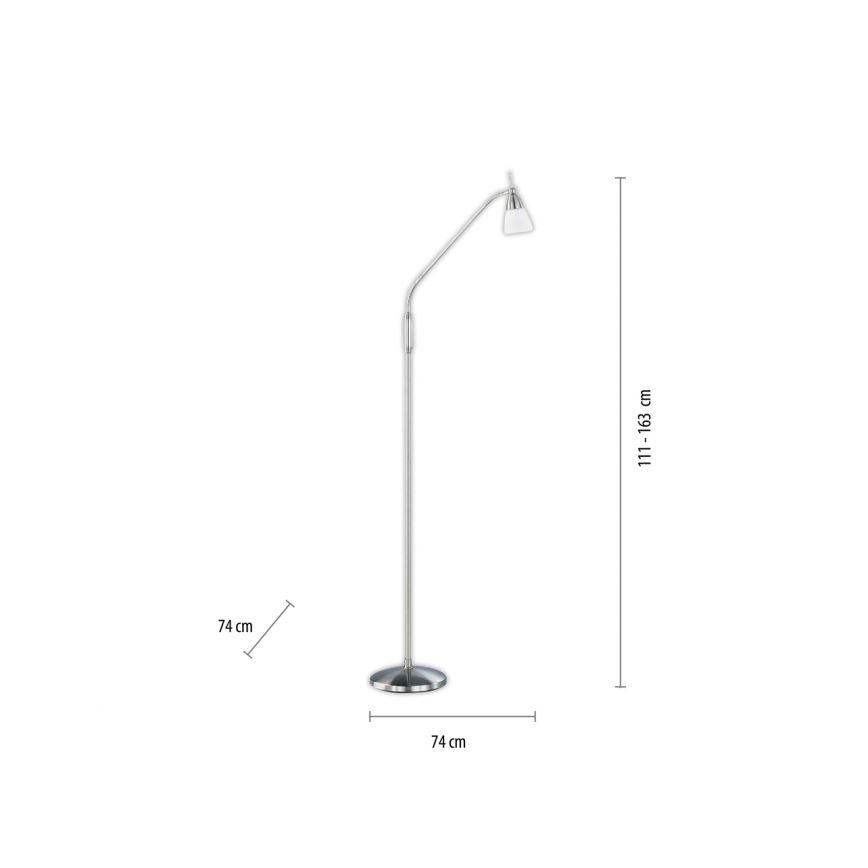 Paul Neuhaus 430-55 - LED Димируем сензорен лампион PINO 1xG9/28W/230V матов хром