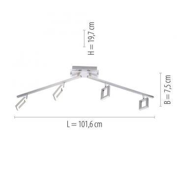 Paul Neuhaus 6960-55 - LED Димируем спот INIGO 4xLED/4,2W/230V