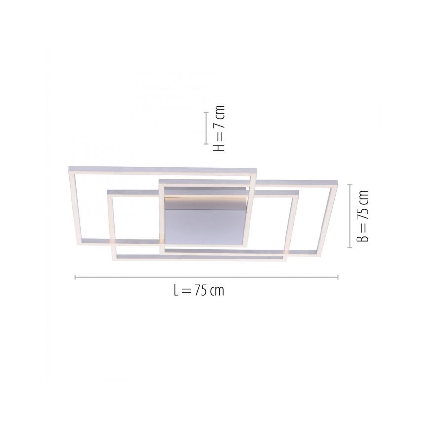 Paul Neuhaus 8256-55 - LED Димируема  Таванна лампа INIGO 3xLED/16W/230V