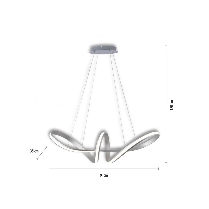 Paul Neuhaus 8292-55 - LED Димируем пендел MELINDA 1xLED/38W/230V