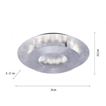 Paul Neuhaus 9011-21 - LED Лампа NEVIS LED/6W/230V сребриста