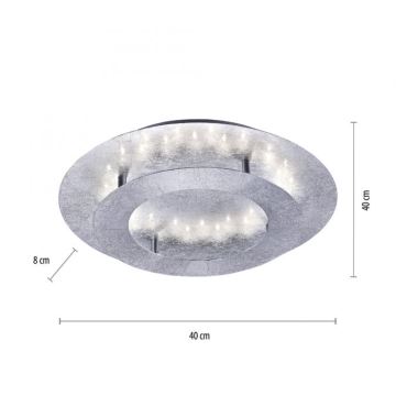 Paul Neuhaus 9620-21 - LED Лампа NEVIS LED/18W/230V сребриста