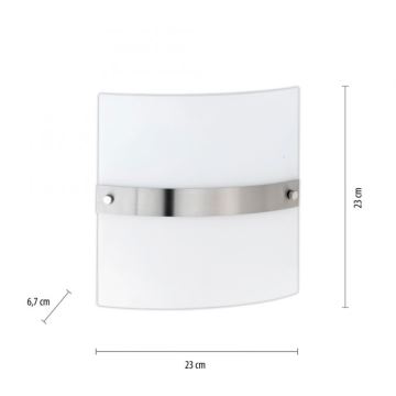 Paul Neuhaus 9847-55 - Аплик SQUARE 2xE14/40W/230V